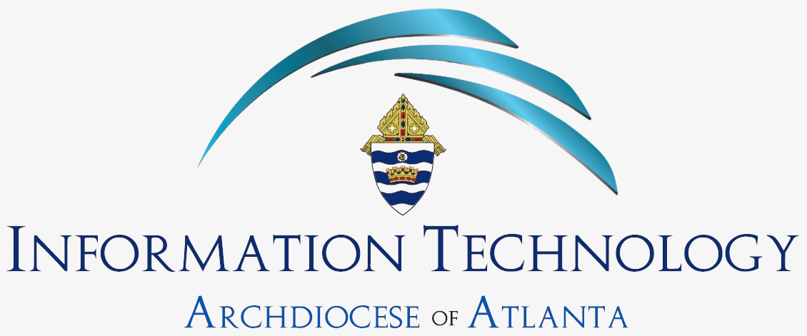 Archdiocese of Atlanta Help Center home page